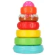 Attīstoša Rotaļlieta Tornis Piramīda Montesori Sensoriskā Mīkla, 7 elementi | Educational Pyramid Tower Sensory...