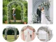 Dārza Pergola Ziedu Augu Atbalsts Arka Svētkiem Kāzām | Garden Flower Support Wedding Arch
