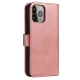 Atverams maciņš iPhone 15 Pro Magnet Case ar statīvu, rozā