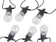 Dārza virtene 20 LED spuldzes, 20m, silti balta