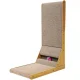 Stūra skrāpis ar rotaļlietu kaķiem, vertikāls kartona kaķu nagu asināmais Purlov | Cat Corner Scratcher with Toy