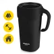Termokrūze ar salmiņu MOUNTAIN GOAT 650 ml, melna