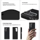 Samsung Galaxy Z Fold 5 ( SM-F946B/DS ) ABEEL Carbon Fiber Texture Cover Case, Black | Telefona Vāciņš Maciņš...