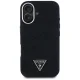 Guess Denim Triangle Logo MagSafe vāciņš iPhone 16, melns