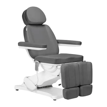 Elektriskais pedikīra krēsls Sillon Classic Pedi, 2 motori, pelēks
