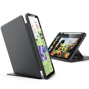 ESR Flip Hybrid atverams vāciņš iPad 10.9" (10. paaudze) / 11" (11. paaudze), melns