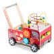 Koka Stūmjamais Stūmējs Staigulis \"Ugunsdzēsēju brigāde\" RK-873 Ricokids | Wooden Push Walker