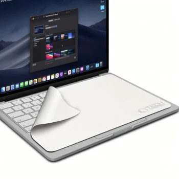 Tech-Protect Polishing Cloth mikrošķiedras ekrāna lupatiņa klēpjdatoram 15-16", pelēka