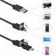 LTC USB Type C / Micro USB Endoskops Kamera Zonde, 3.5m | Smartphone Borescope Endoscope Inspection Camera