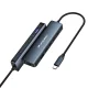 Wozinsky WHBC10Y4S USB-C 6-in-1 centrmezgls, alumīnija, pelēks