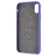 Karl Lagerfeld Silicone vāciņš Apple iPhone X / Xs, Violets