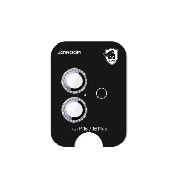 Kameras aizsargstikls Joyroom JR-MSJ0271 priekš iPhone 16 / 16 Plus, melns