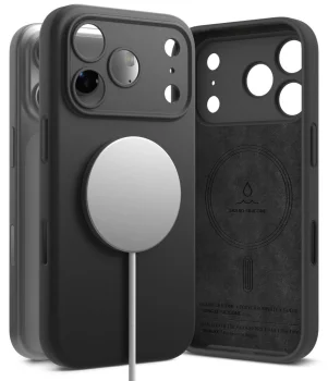 Ringke Silicone MagSafe vāciņš Apple iPhone 18 Pro Max, melns