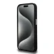 Karl Lagerfeld Silicone Metal Script Logo iPhone 15 Pro Max vāciņš, melns