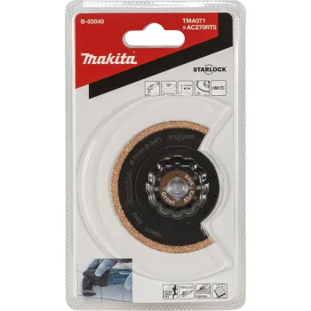 Makita B-65040 STARLOCK karbīda segmenta zāģa asmens TMA071, 70 mm
