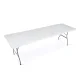 Plonos 440100 saliekams dārza un banketu galds 244 cm, balts
