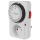 GreenBlue GB360 E mehāniskais taimeris, 48 programmas, 16A, IP20, balts