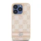 DKNY iPhone 15 Pro Max vāciņš Checkered Mono Pattern & Printed Stripes, rozā