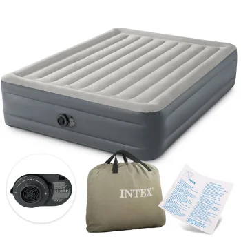 Piepūšamais matracis Intex 64126ND 203 x 152 x 46 cm ar iebūvētu pumpi