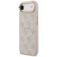 Guess 4G PU Classic Logo MagSafe vāciņš iPhone 17 Air, rozā