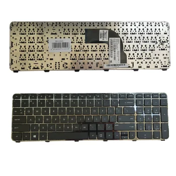 HP Envy DV7-7000 / Pavilion M7-1000 tastatūra (US), melna