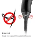 Valera 8500 Ionic 2000W Rotocord matu fēns, Night Black
