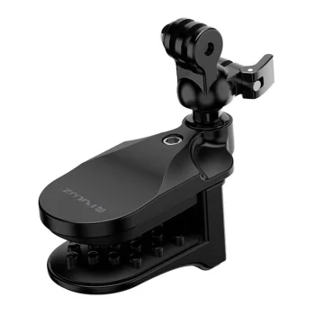 Ķiveres stiprinājums PULUZ rīcības kamerām (melns) | Helmet Mount for Action Cameras (Black)