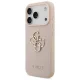 Aizsargvāciņš Guess Grained Big 4G & Classic Logo priekš iPhone 17 Pro, rozā