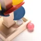 Koka izglītojošā rotaļlieta Koku bumbiņu trase Montessori
