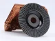 Koka slīpēšanas disks leņķa slīpmašīnai, plakans, 125 x 25 mm, melns