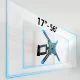 Humberg 588400 TV sienas stiprinājums 17-56\" līdz 35 kg