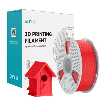 Sunlu ASA 3D printera pavediens 1.75 mm, sarkans