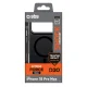 SBS D3O Force vāciņš priekš iPhone 18 Pro Max ar MagSafe atbalstu, melns