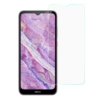 Nokia C10 / C20 - Aizsargstikls (Šaurs līdz Izliekumiem) | Tempered Glass Screen Protector