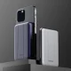 Ārējais akumulators Choetech B655 5000mAh ar bezvadu uzlādi 10W, sudraba