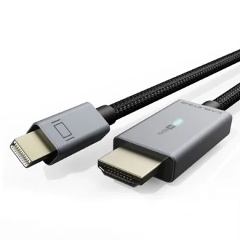 Mini DisplayPort–HDMI kabelis, 4K/30Hz, 1.8m, melns