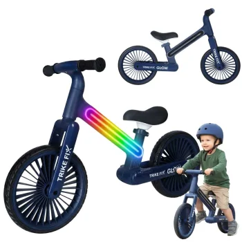 Līdzsvara velosipēds Trike Fix Glow LED, tumši zils