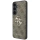 Vāciņš Guess Leather 4G Metal Logo, Samsung Galaxy S26 FE, brūns