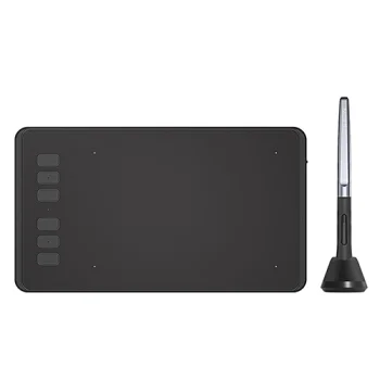 Huion Inspiroy H640P grafiskā planšete, melna
