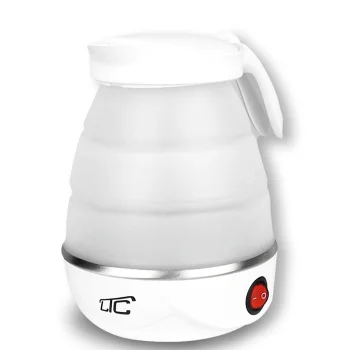 LTC saliekamā elektriskā tūrisma tējkanna, 0.6L, balta