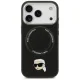 Karl Lagerfeld Karl Pin MagSafe vāciņš iPhone 17 Pro Max, melns