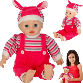 Bērnu Rotaļlieta Lelle Mazulis ar Skaņu 40 cm | Kids Toy Baby Doll Toddler with Sounds