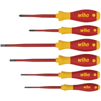 Skrūvgriežu komplekts Wiha SoftFinish electric slimFix 3201K6, 6 gab., 1000 V