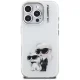Karl Lagerfeld IML Aquarelle Karl & Choupette & Logo vāciņš iPhone 16 Pro Max, balts