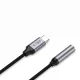 Tech-Protect Ultraboost USB-C uz 3.5 mm mini jack DAC adapteris, tumši pelēks