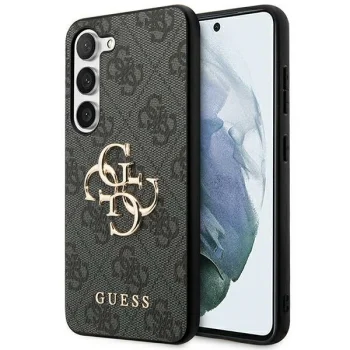 Guess Samsung Galaxy A55 vāciņš 4G Big Metal Logo, melns