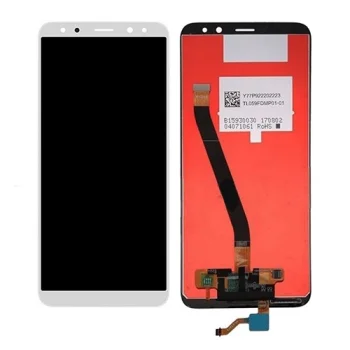 LCD ekrāns Huawei Mate 10 Lite ar rāmi, balts (atjaunots)