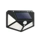 Forever Light SUNARI FLS-65 saules LED lampa ar PIR kustības sensoru 6W 480lm 6000K 100 SMD melna