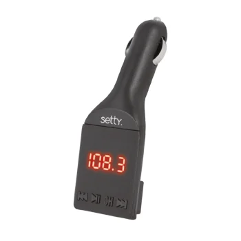 Bluetooth FM raidītājs Setty TFM-00 USB-A, melns