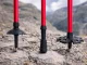 Verk Group Nordic Walking un trekinga nūjas ar piederumiem un somu, Sarkanas